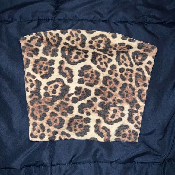 Anthropologie Amadi Tie-Back Bandana leopard or backless tube top size XS - Picture 3 of 5